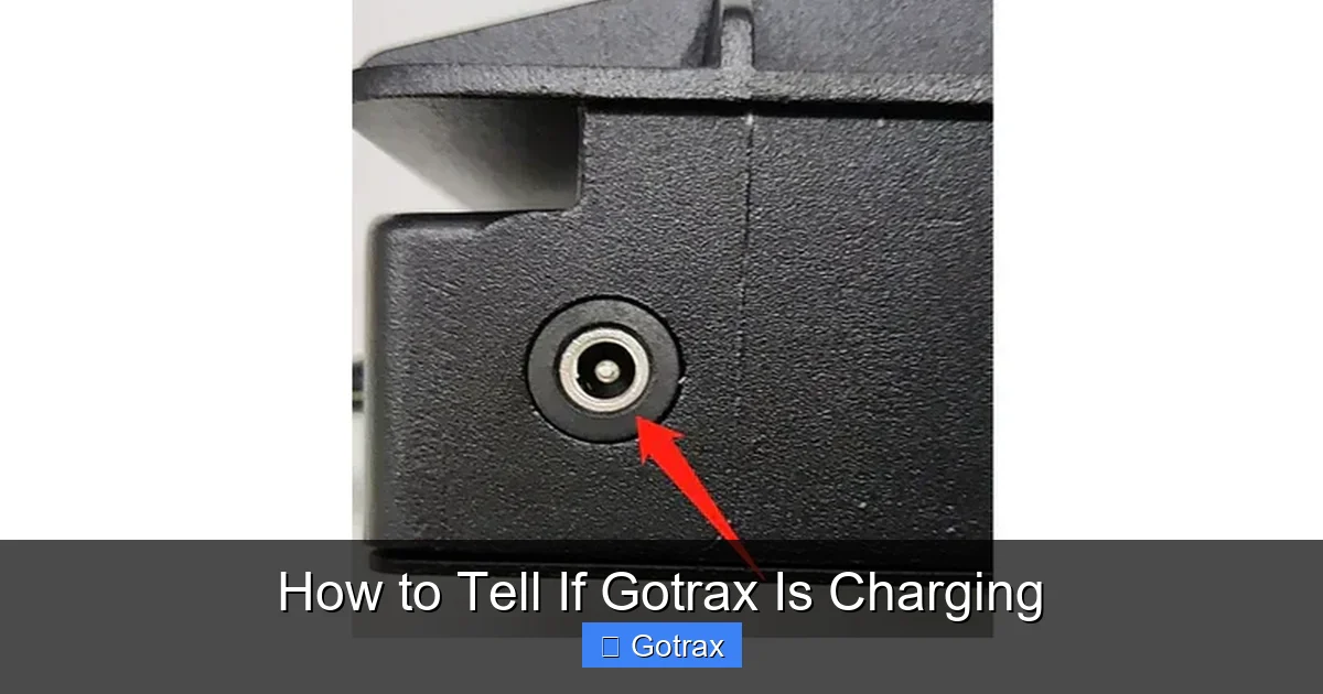 How to Tell If Gotrax Is Charging