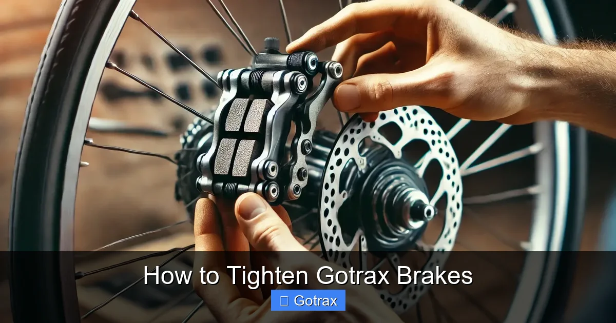 How to Tighten Gotrax Brakes