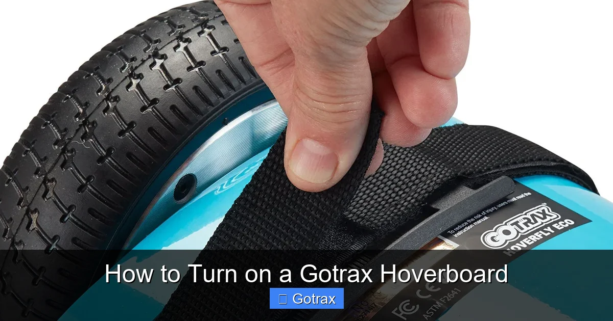 How to Turn on a Gotrax Hoverboard