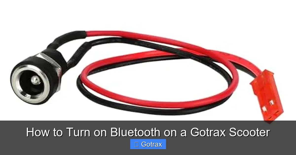 How to Turn on Bluetooth on a Gotrax Scooter