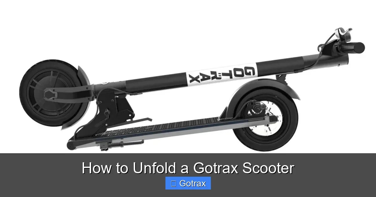 How to Unfold a Gotrax Scooter