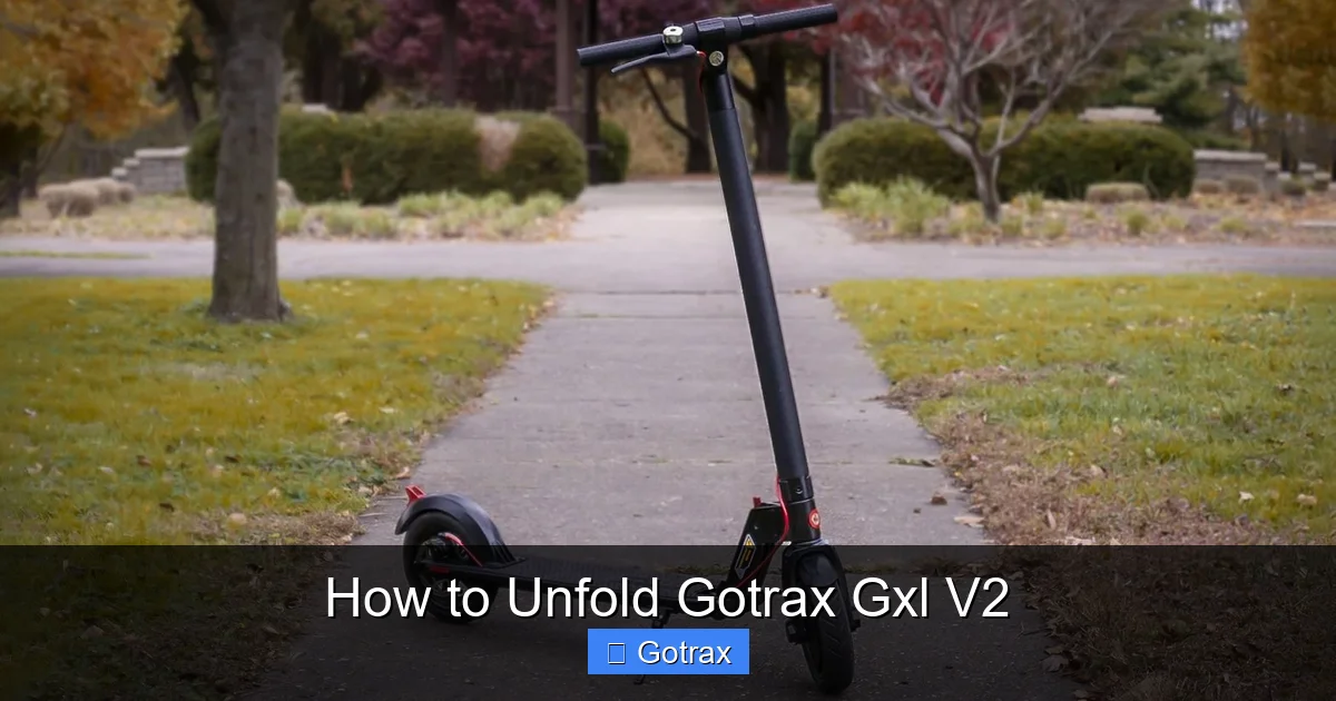How to Unfold Gotrax Gxl V2