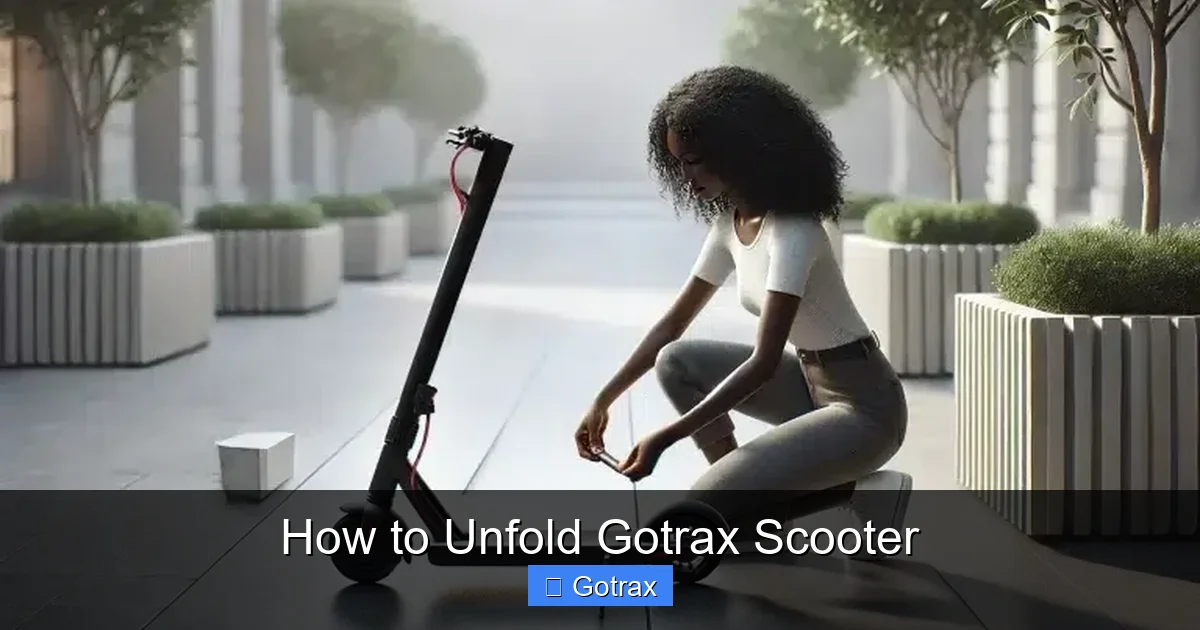 How to Unfold Gotrax Scooter