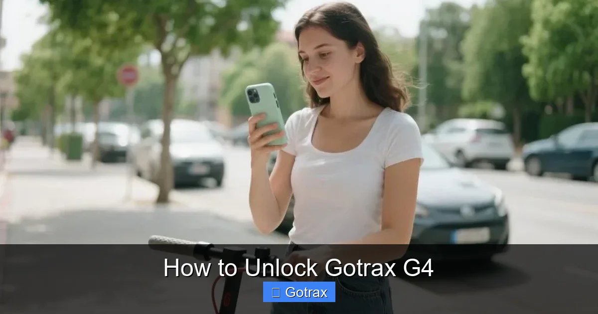How to Unlock Gotrax G4