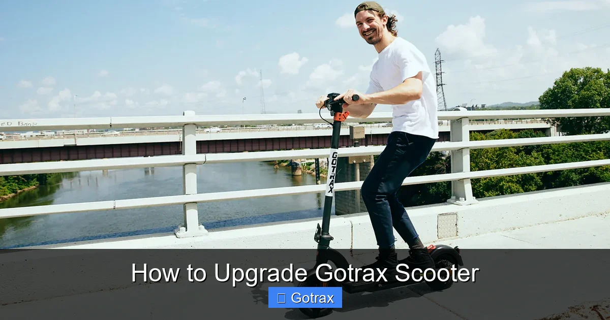 How to Upgrade Gotrax Scooter