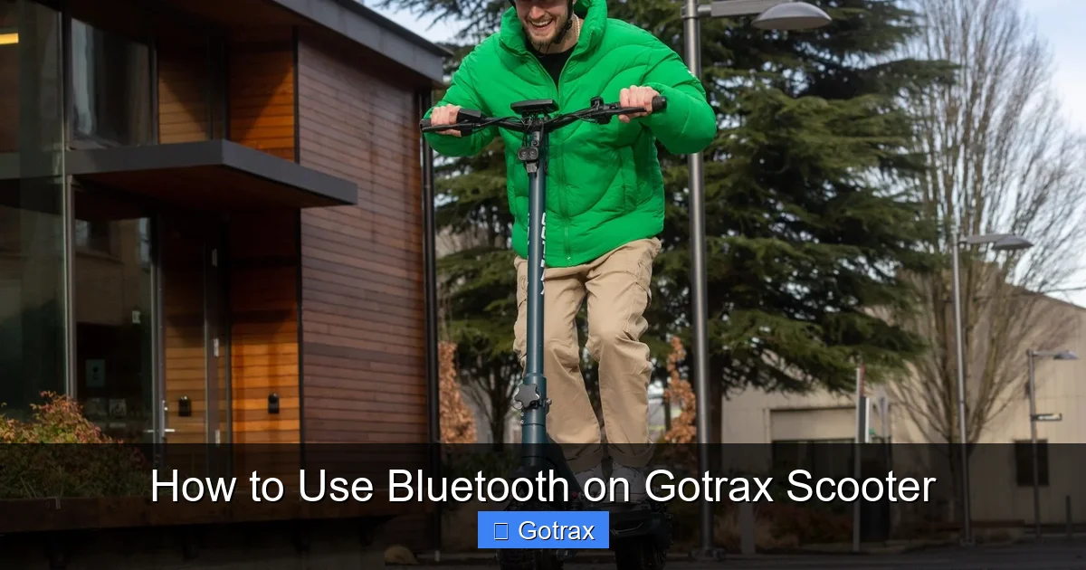 How to Use Bluetooth on Gotrax Scooter