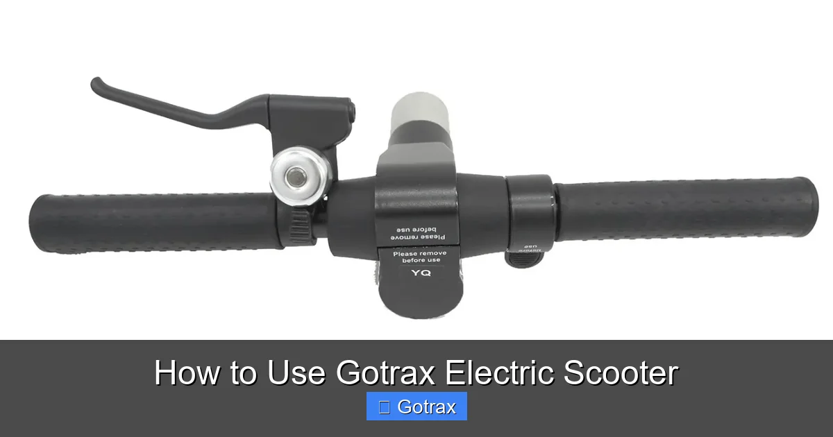 How to Use Gotrax Electric Scooter