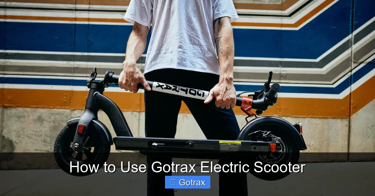 How to Use Gotrax Electric Scooter