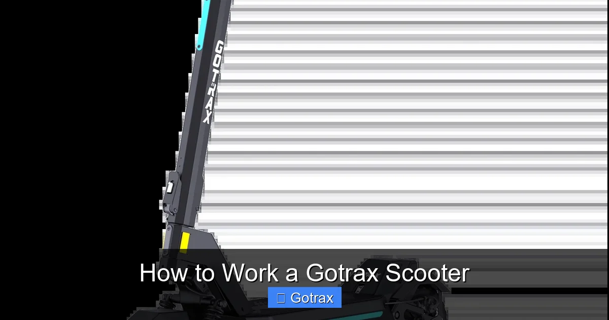 How to Work a Gotrax Scooter