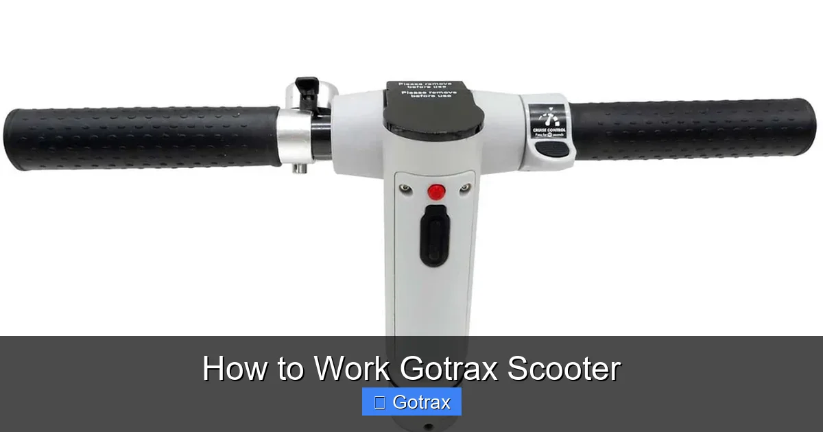 How to Work Gotrax Scooter