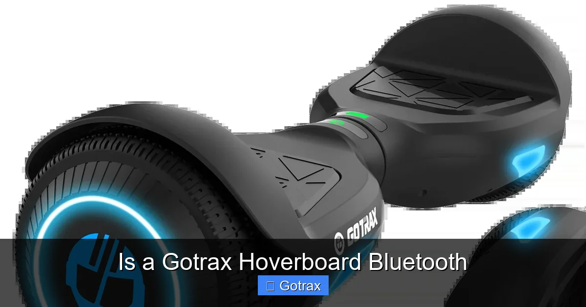 Is a Gotrax Hoverboard Bluetooth