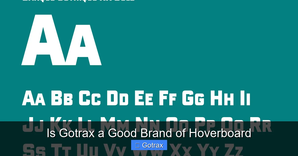 Is Gotrax a Good Brand of Hoverboard