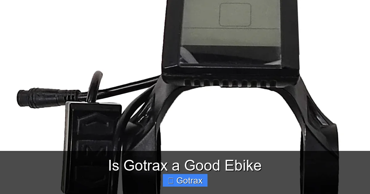 Is Gotrax a Good Ebike