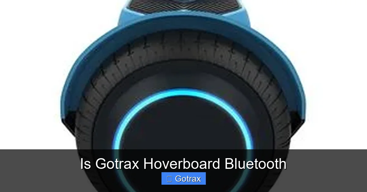 Is Gotrax Hoverboard Bluetooth