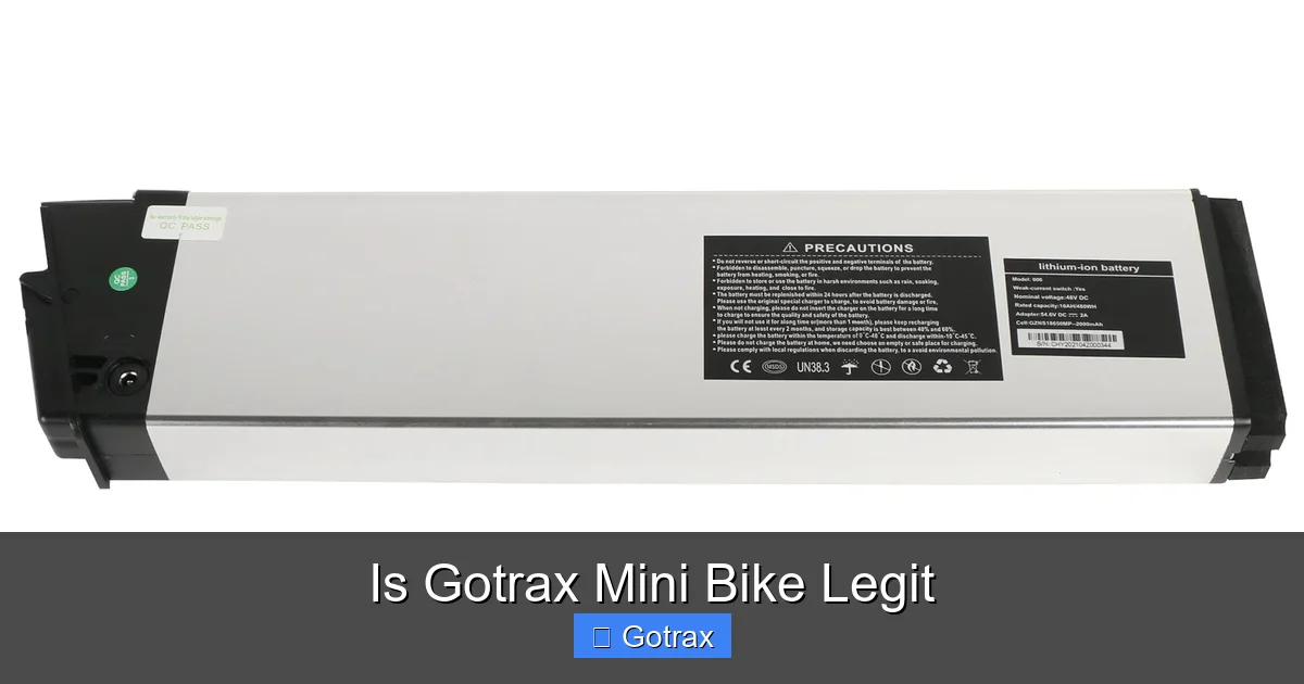 Is Gotrax Mini Bike Legit