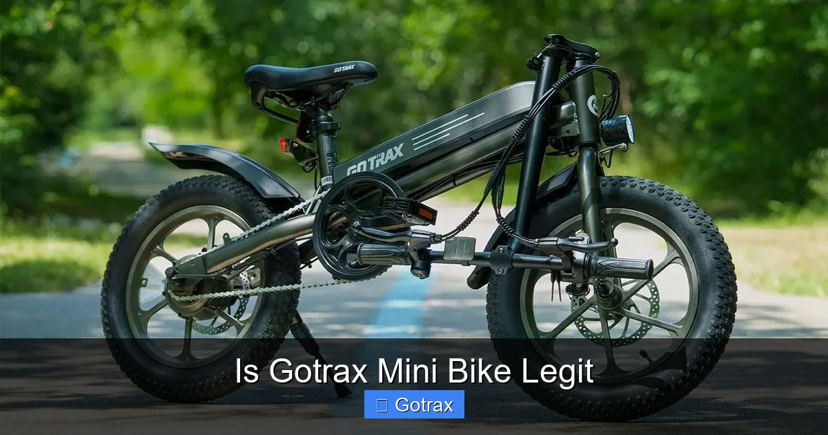 Is Gotrax Mini Bike Legit