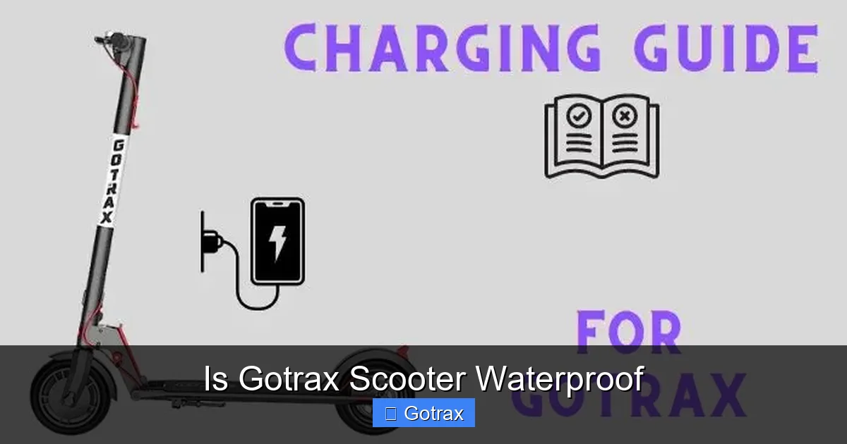 Is Gotrax Scooter Waterproof