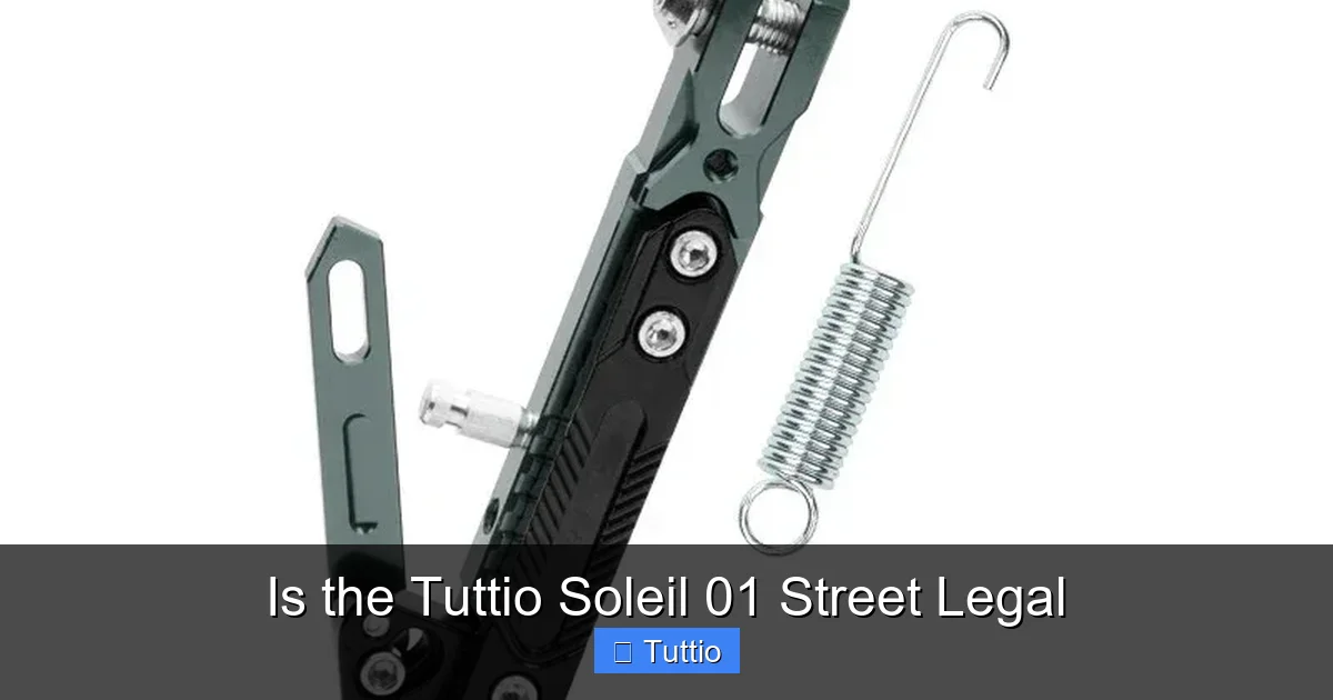 Is the Tuttio Soleil 01 Street Legal