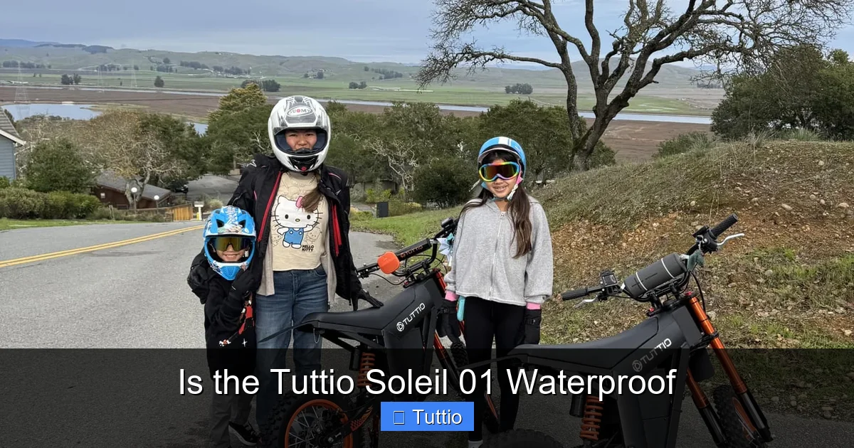Is the Tuttio Soleil 01 Waterproof
