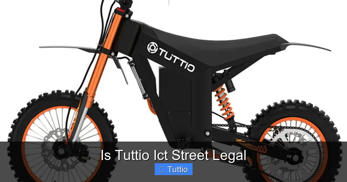 Is Tuttio Ict Street Legal