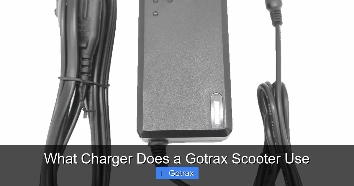 What Charger Does a Gotrax Scooter Use