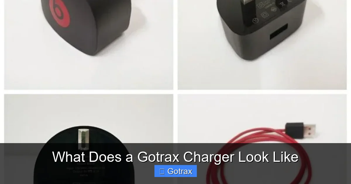 What Does a Gotrax Charger Look Like