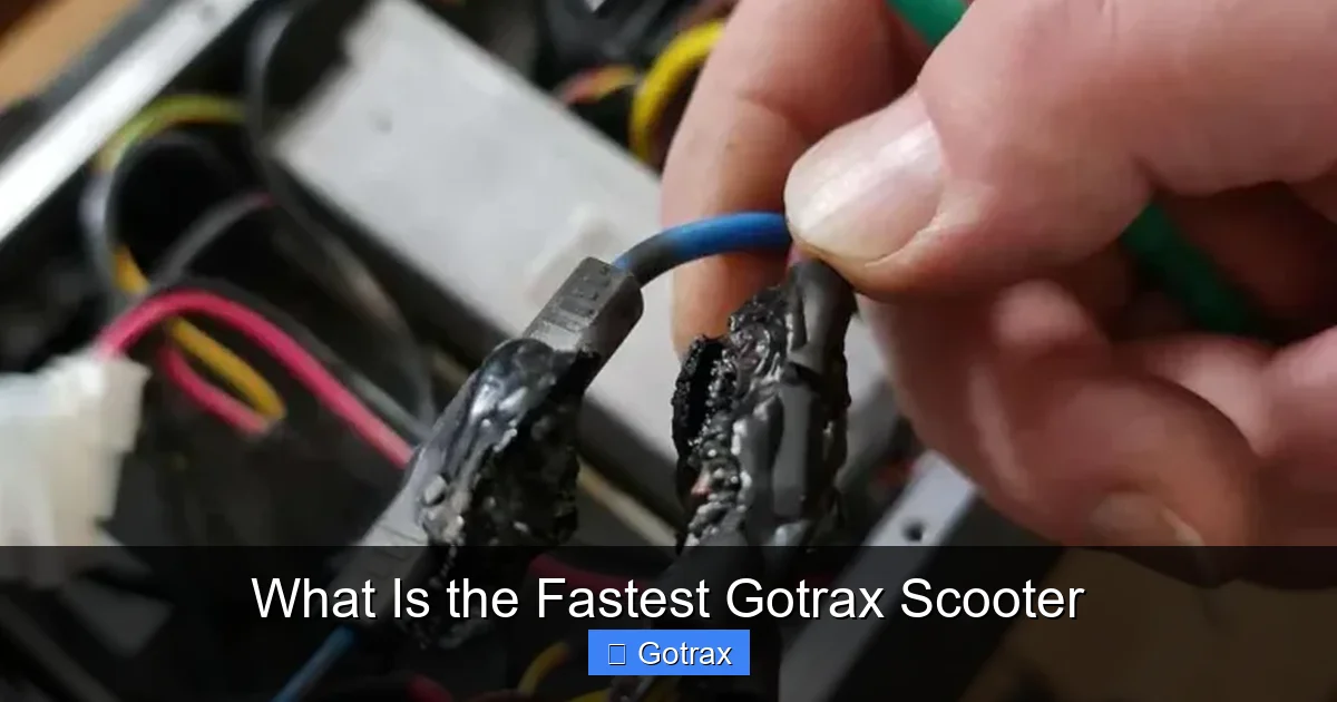 What Is the Fastest Gotrax Scooter