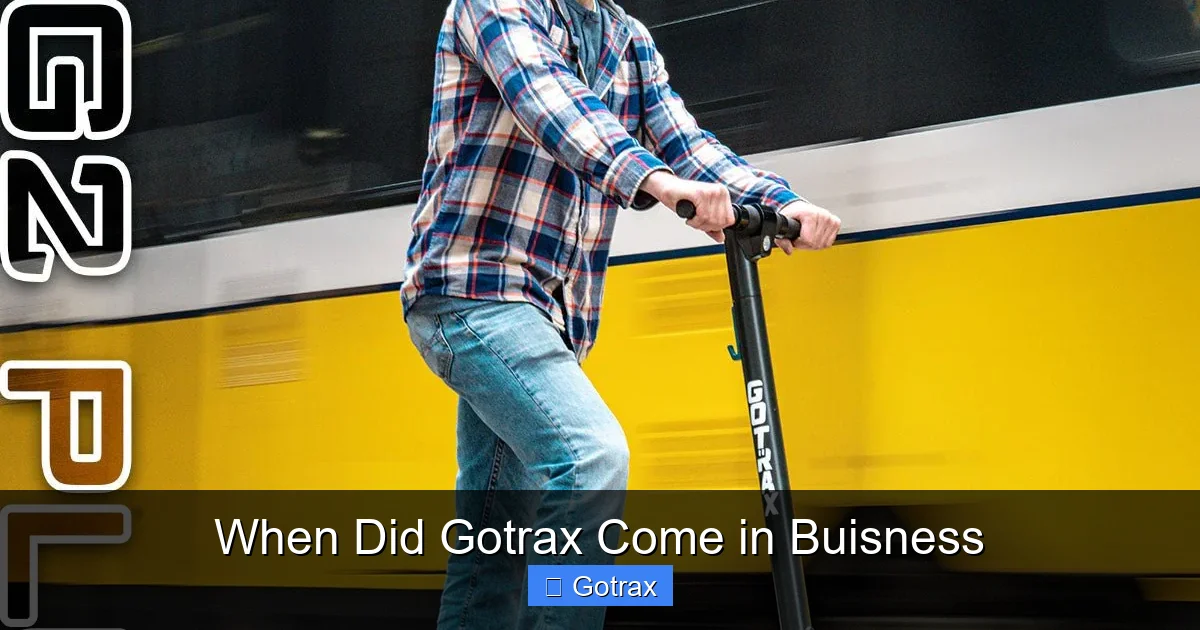 When Did Gotrax Come in Buisness