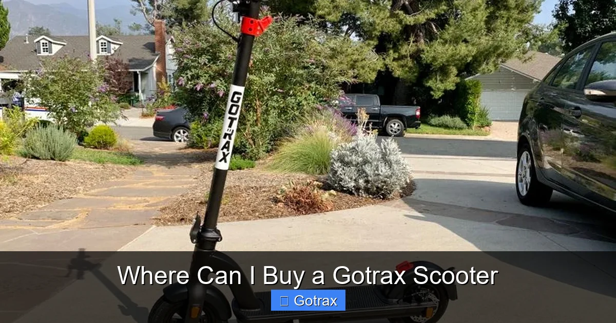 Where Can I Buy a Gotrax Scooter