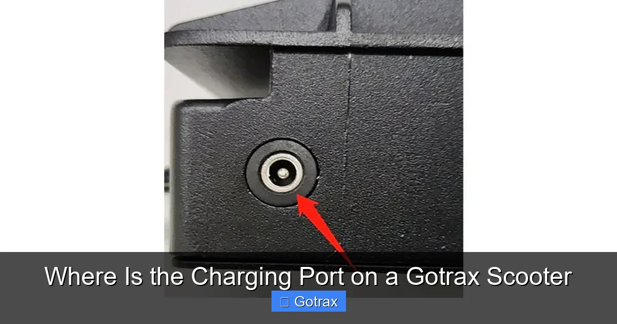 Where Is the Charging Port on a Gotrax Scooter