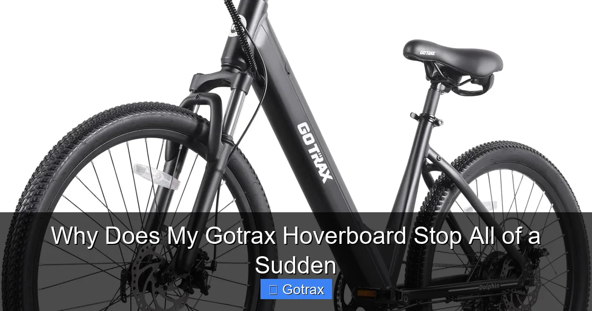 Why Does My Gotrax Hoverboard Stop All of a Sudden