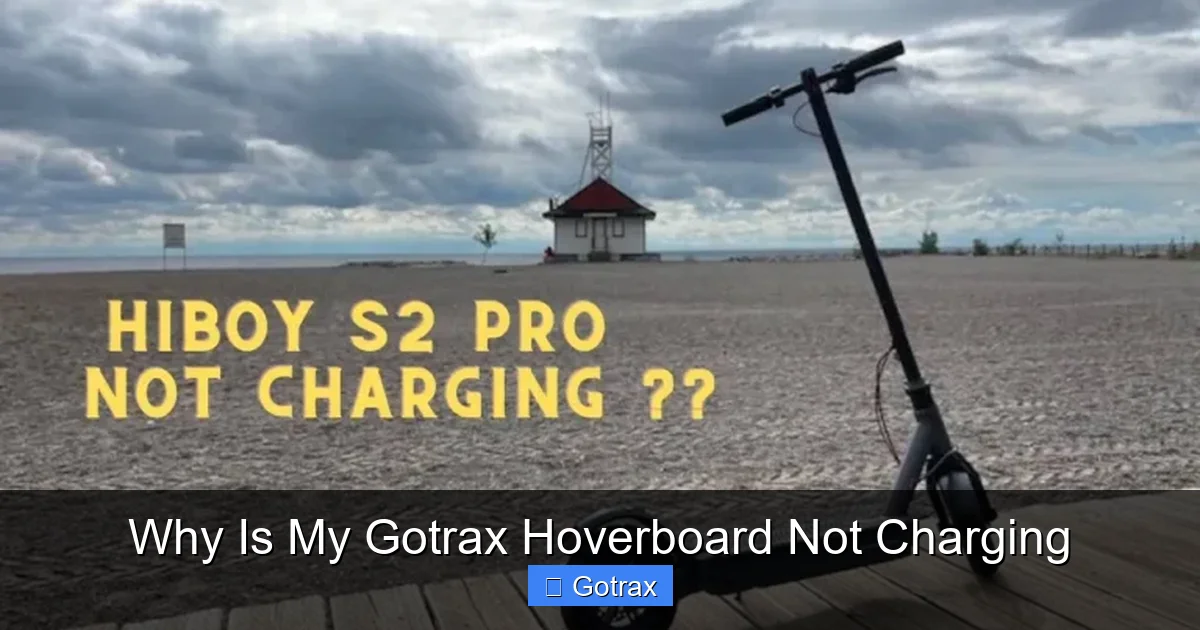 Why Is My Gotrax Hoverboard Not Charging