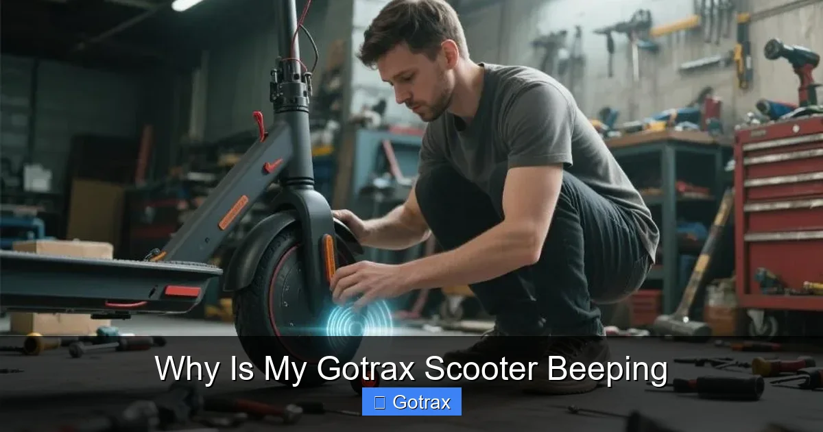Why Is My Gotrax Scooter Beeping