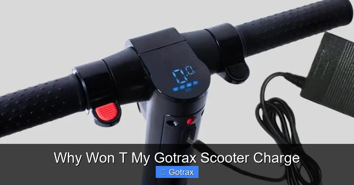 Why Won T My Gotrax Scooter Charge