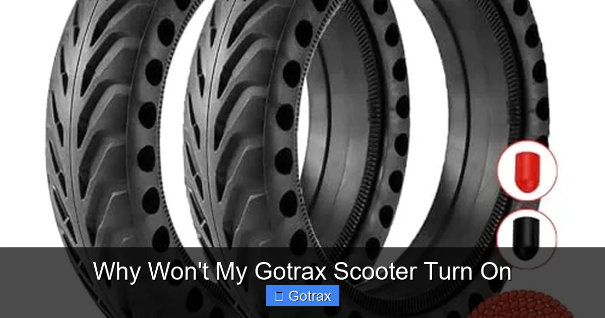 Why Won't My Gotrax Scooter Turn On