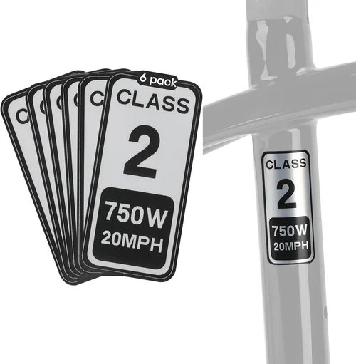 6PCS Ebike Stickers for Electr