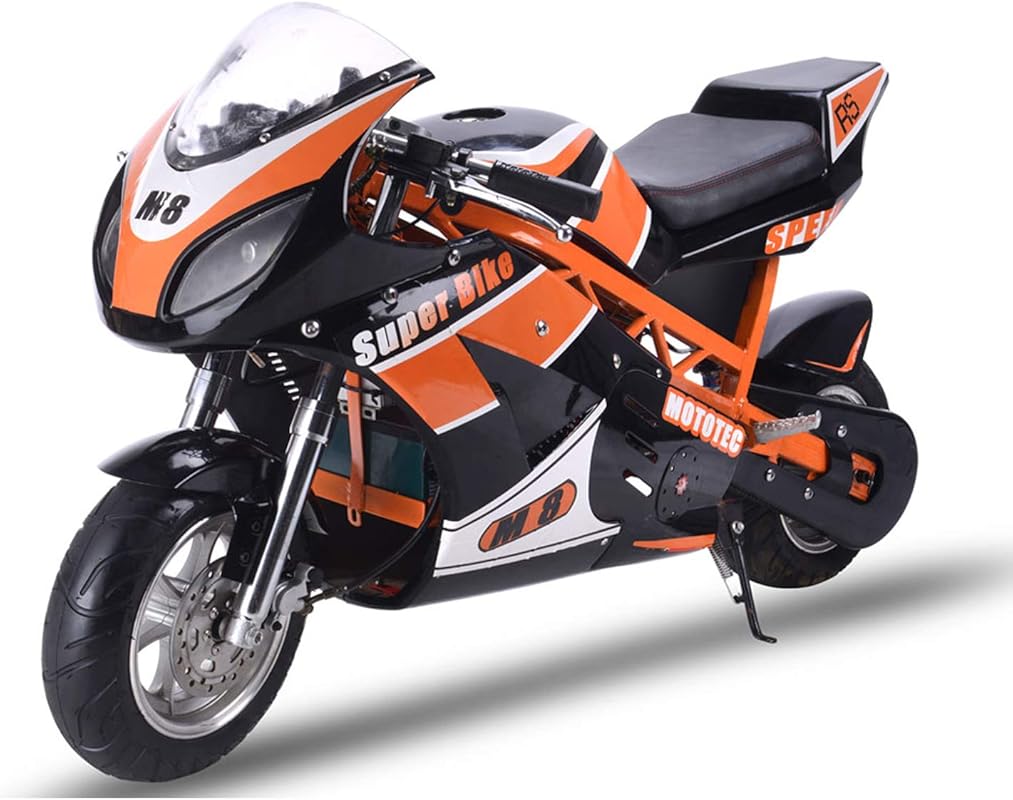 MotoTec 1000W 48V Electric Superbike, High-Speed Black eBike for Adult
