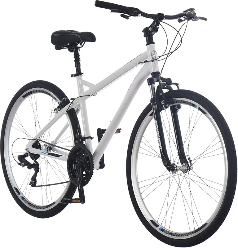 Schwinn Network 3.5 700c Hybrid Bike, 21-Speed, Aluminum Frame, Suspen