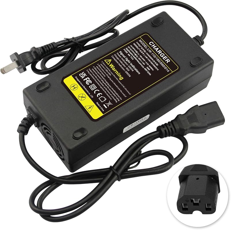 48V 12AH Lead Acid Battery Charger with 3-Hole Plug for Electric Bicyc