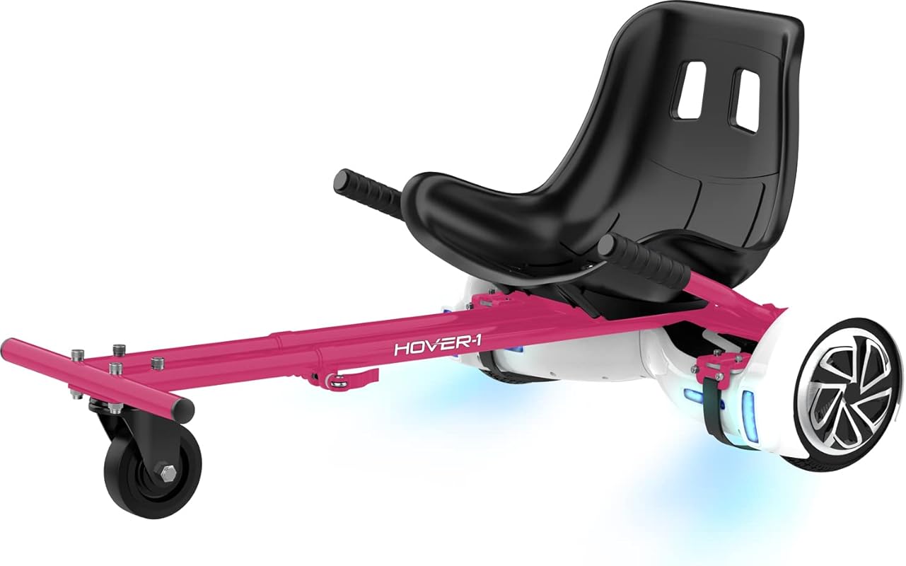 Hover-1 Buggy Hoverboard Attachment with Hand-Operated Control and Adj