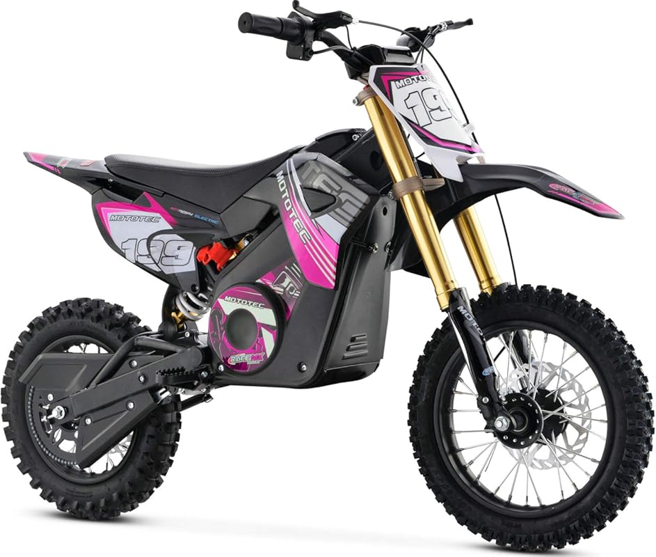 MotoTec 36V Pro 1000W Electric Dirt Bike with Lithium Battery for Off-