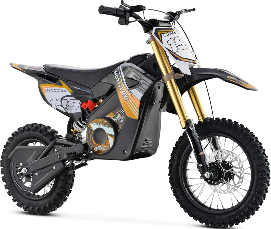 MotoTec 36V Pro 1000W Electric Dirt Bike with Long-Lasting Lithium Battery for Trail Riding