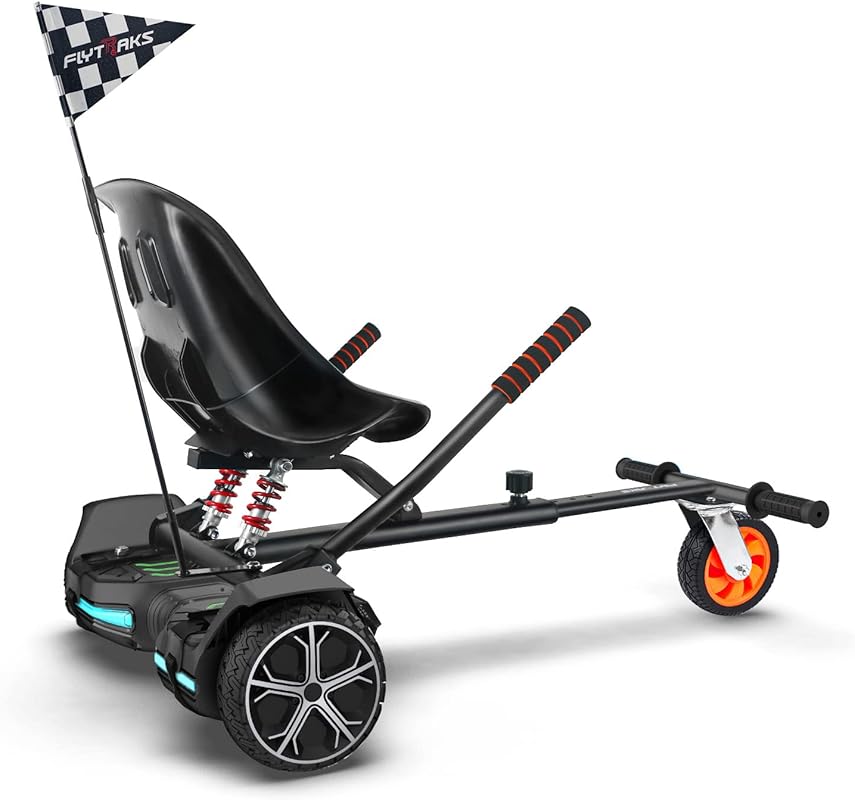 K2 Self-Balancing Scooter Go Kart with Rear Shock Absorption and Adjus