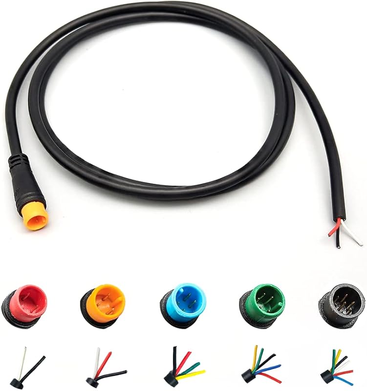 DIY Waterproof Ebike Extension Cable 2-6 Pin Julet Male/Female