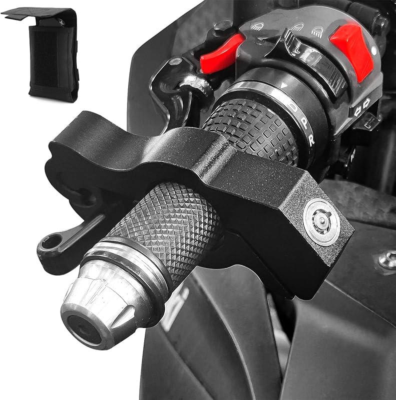 Heavy Duty Anti-Theft Motorcycle Lock for Throttle & Brake, Fits Dirt 