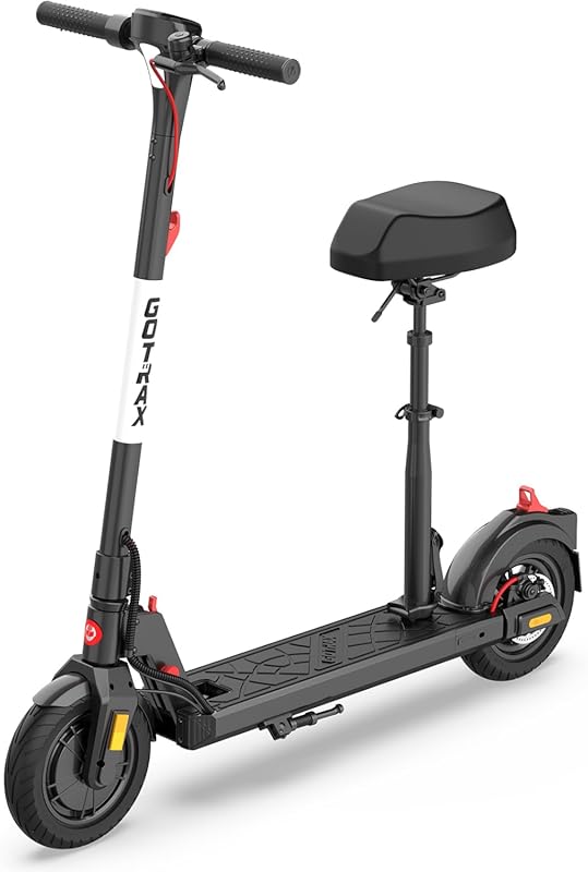 Gotrax Apex Max Electric Scooter with Seat, 350W Motor, 18mph Speed, 1