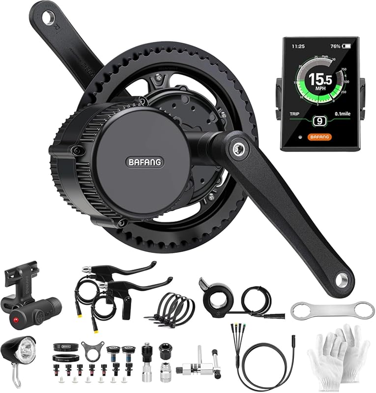 BAFANG 48V 750W Mid Drive eBike Conversion Kit with 44T Chainring, BBS