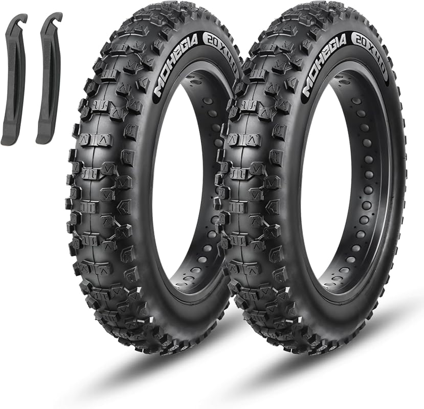 MOHEGIA Fat Tire for E-Bike, 20x4.0/26x4.0 Inch, All-Terrain Folding M