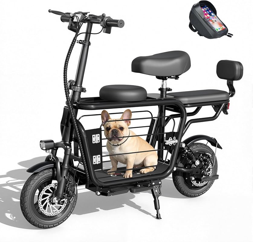 EILLEO Electric Scooter for Adults with Seat, 500W/750W Motor, 20-Mile