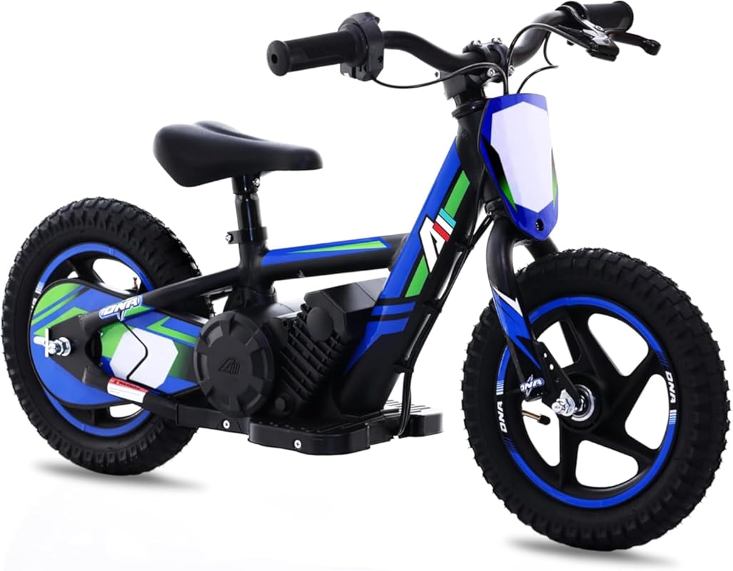 Lightweight Kids Electric Dirt Bike, 170/340W Motor, 24V Battery, Dual Brakes for Ages 3-12